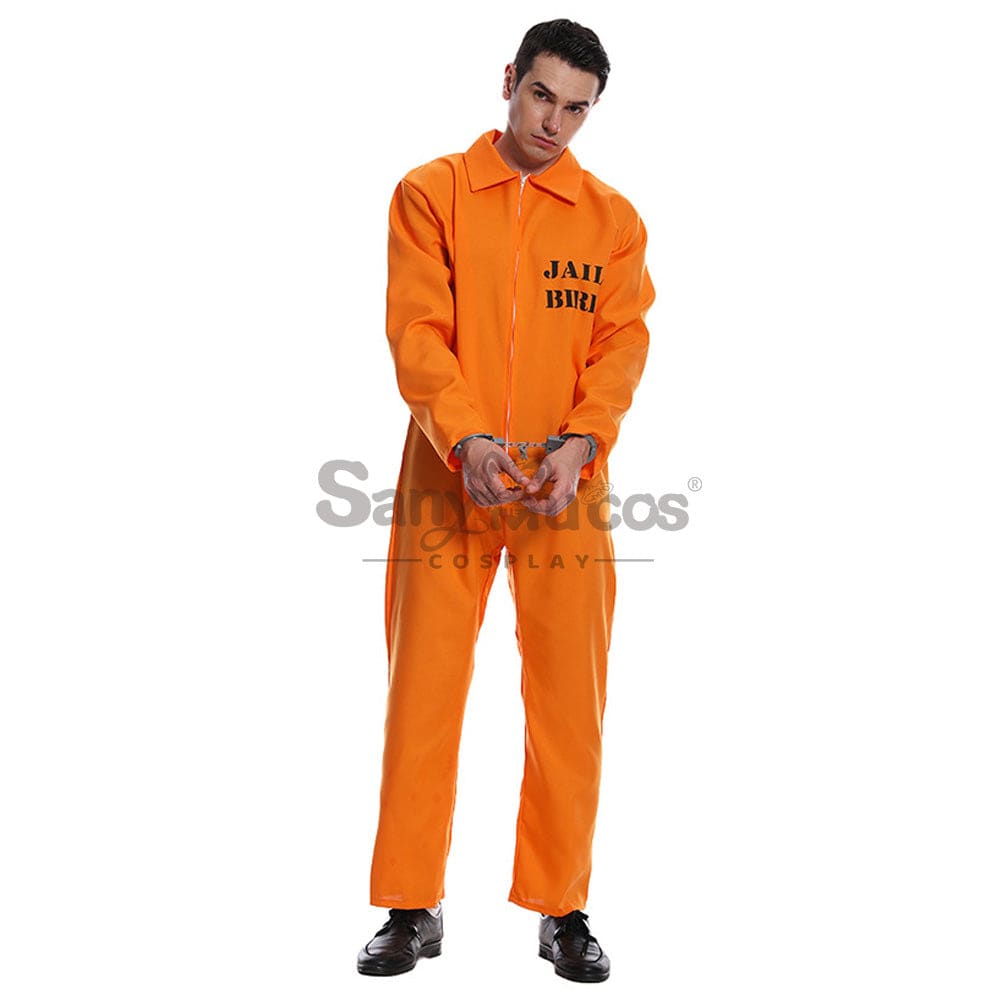 【In Stock】Halloween Cosplay Male Prisoner Costume Costumes