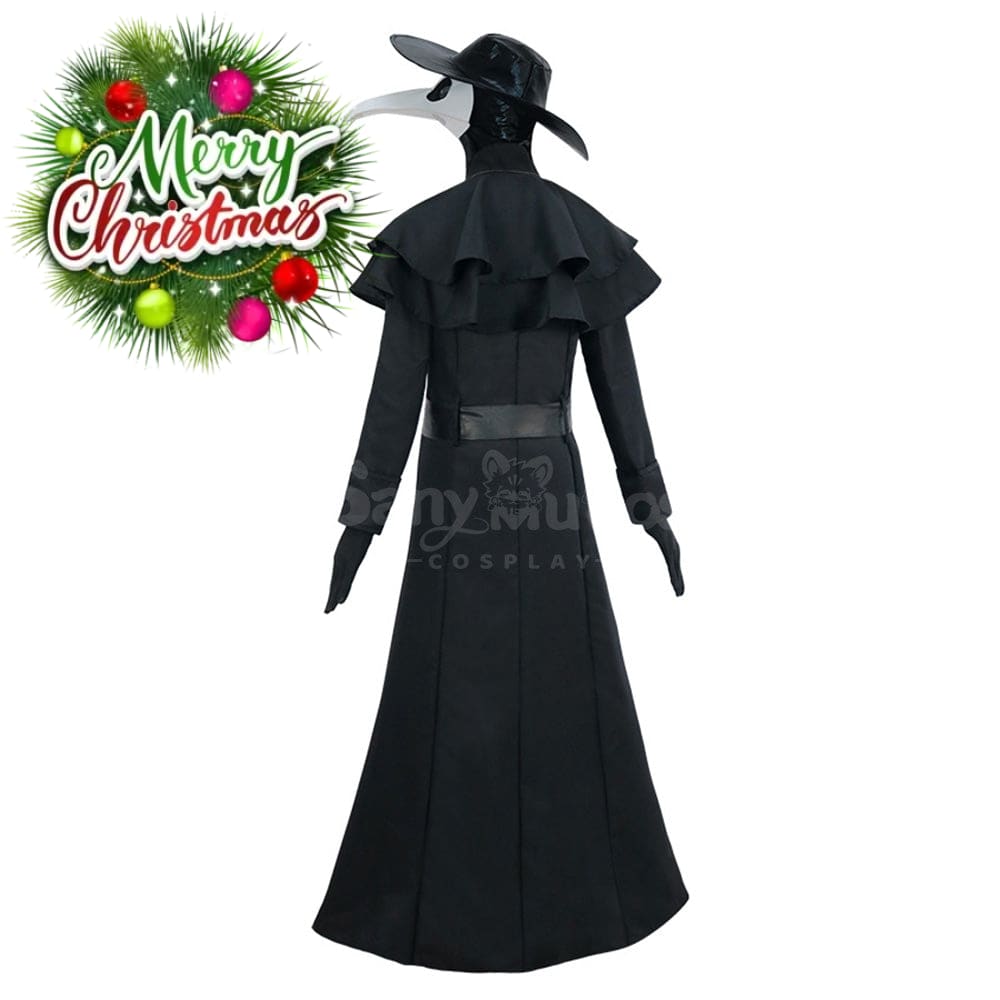 【In Stock】Halloween Cosplay Medieval Black Death Doctor Costume Costumes