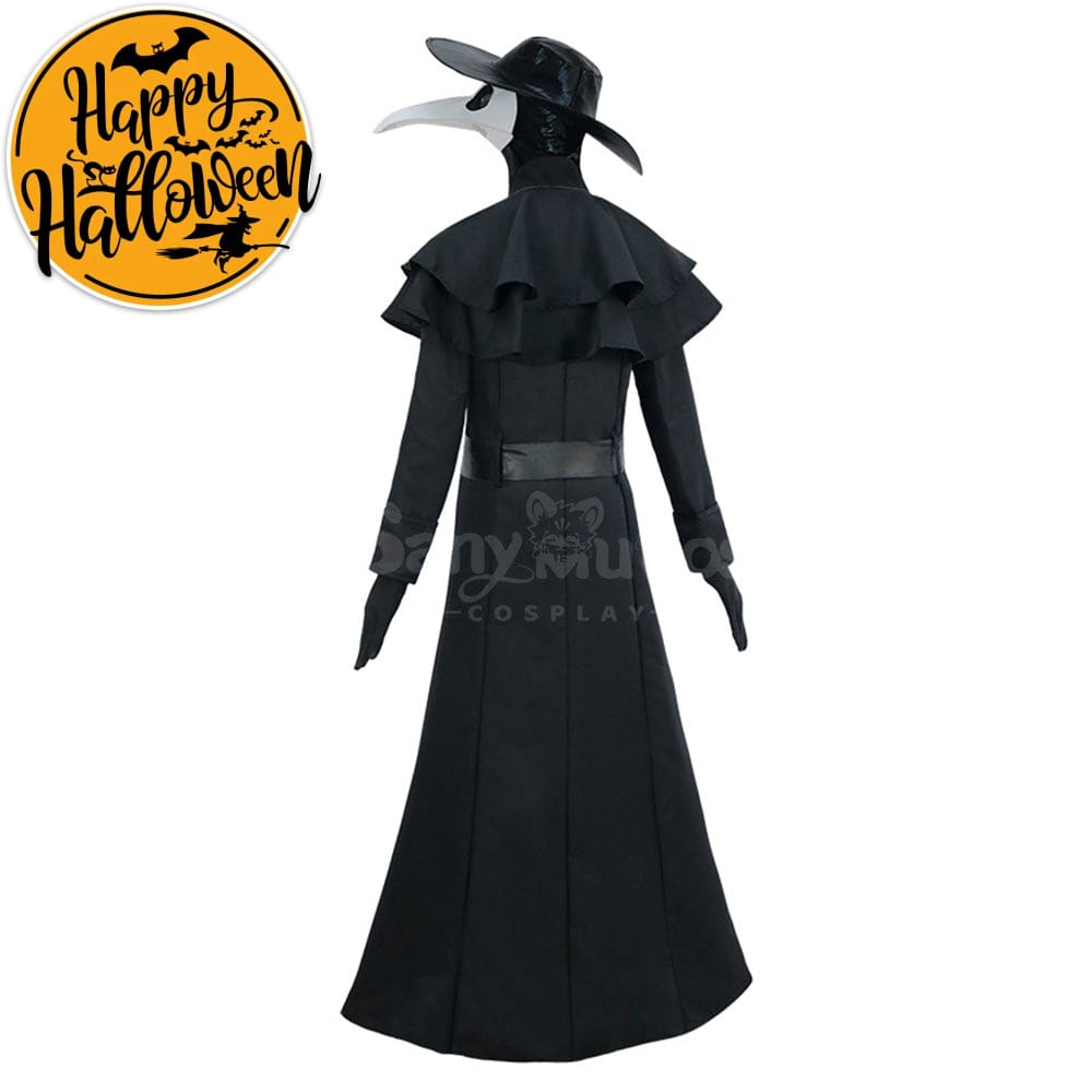 【In Stock】Halloween Cosplay Medieval Black Death Doctor Costume Costumes
