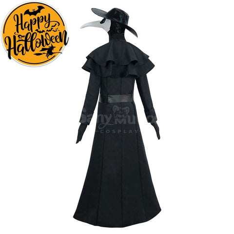 【In Stock】Halloween Cosplay Medieval Black Death Doctor Costume Costumes