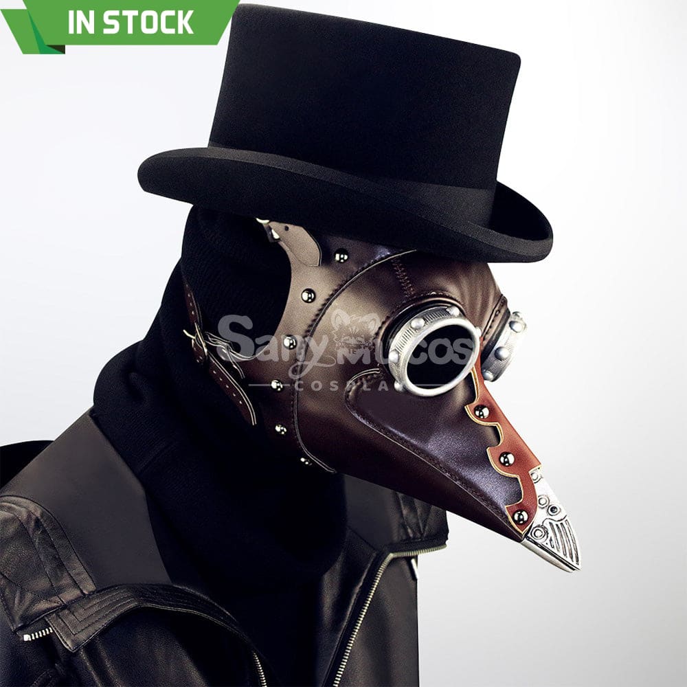 Halloween Cosplay Medieval Black Death Doctor Mask Prop Premium Edition