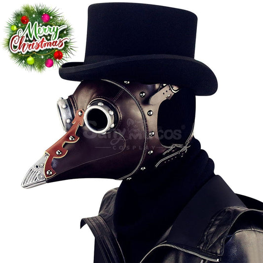Halloween Cosplay Medieval Black Death Doctor Mask Prop Premium Edition 1000
