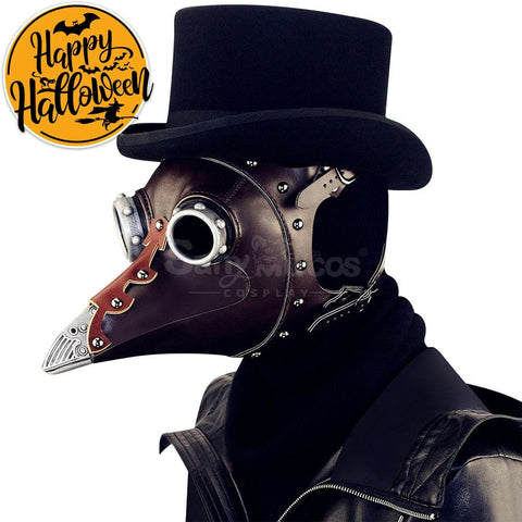 Halloween Cosplay Medieval Black Death Doctor Mask Prop Premium Edition