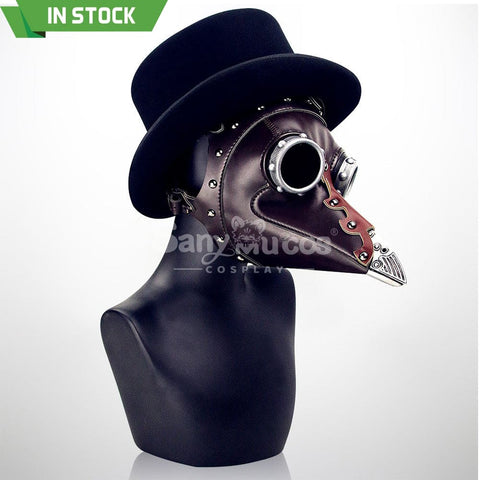 Halloween Cosplay Medieval Black Death Doctor Mask Prop Premium Edition