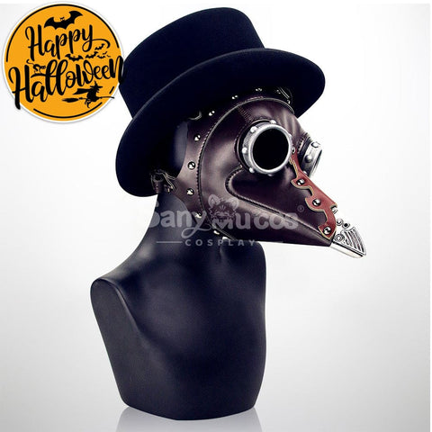 Halloween Cosplay Medieval Black Death Doctor Mask Prop Premium Edition