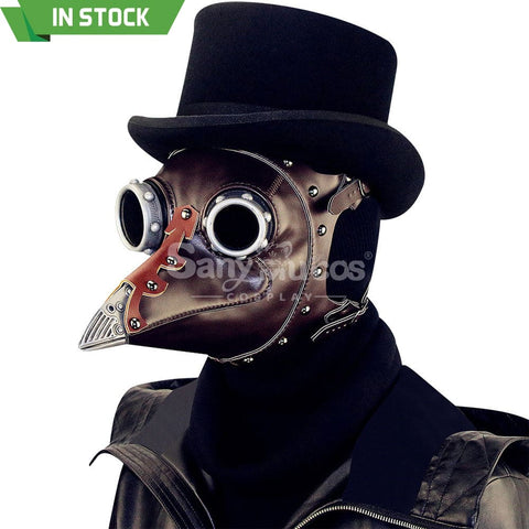 Halloween Cosplay Medieval Black Death Doctor Mask Prop Premium Edition