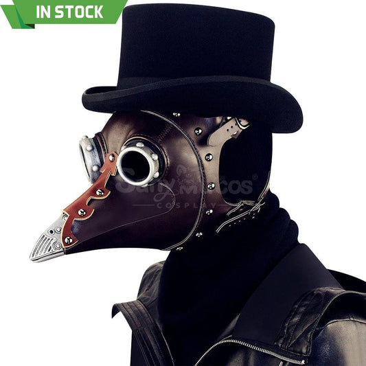Halloween Cosplay Medieval Black Death Doctor Mask Prop Premium Edition 1000