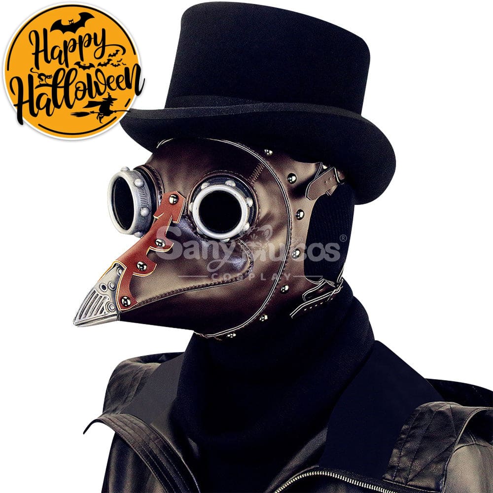 Halloween Cosplay Medieval Black Death Doctor Mask Prop Premium Edition