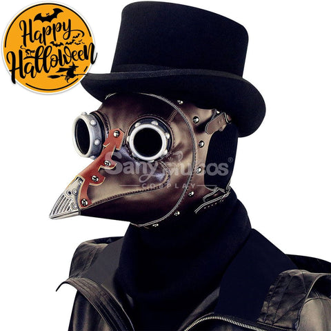 Halloween Cosplay Medieval Black Death Doctor Mask Prop Premium Edition