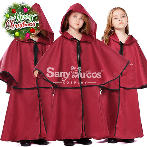 【In Stock】Halloween Cosplay Medieval Cape Costume Kid Size Costumes