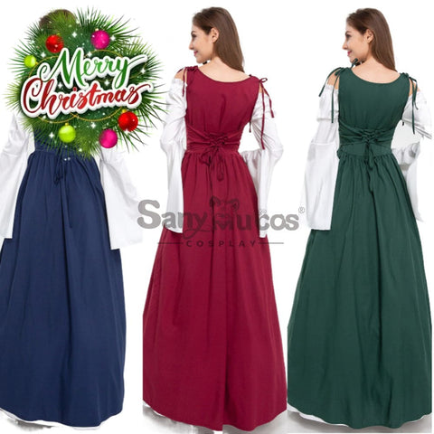 【In Stock】Halloween Cosplay Medieval Dress Costume Costumes