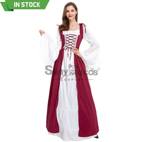 【In Stock】Halloween Cosplay Medieval Dress Costume Costumes