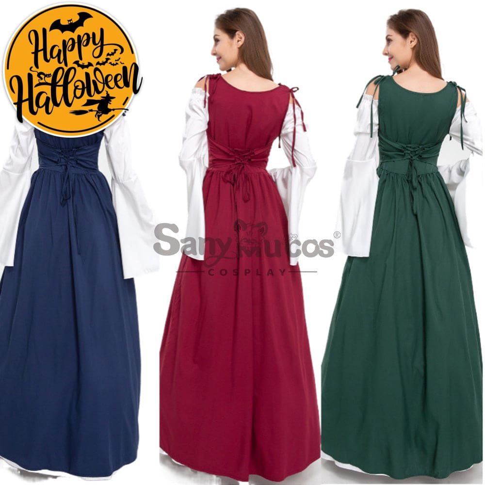 【In Stock】Halloween Cosplay Medieval Dress Costume Costumes