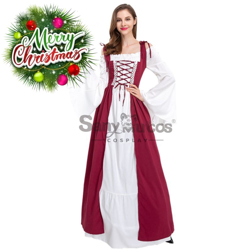 【In Stock】Halloween Cosplay Medieval Dress Costume Costumes