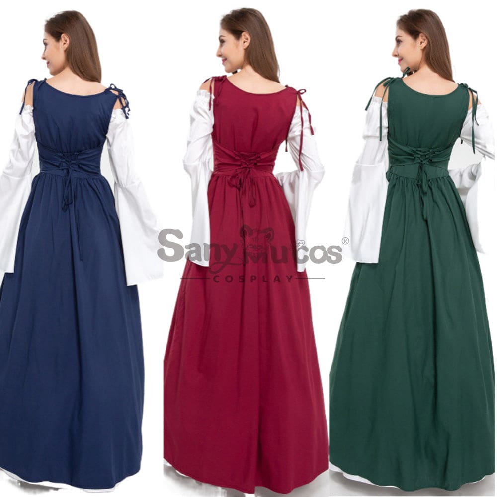 【In Stock】Halloween Cosplay Medieval Dress Costume Costumes