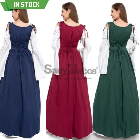 【In Stock】Halloween Cosplay Medieval Dress Costume Costumes