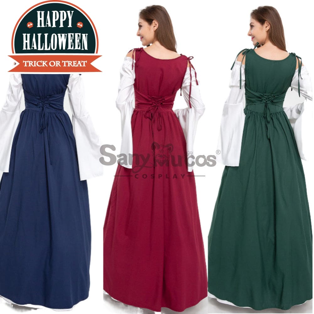 【In Stock】Halloween Cosplay Medieval Dress Costume Costumes