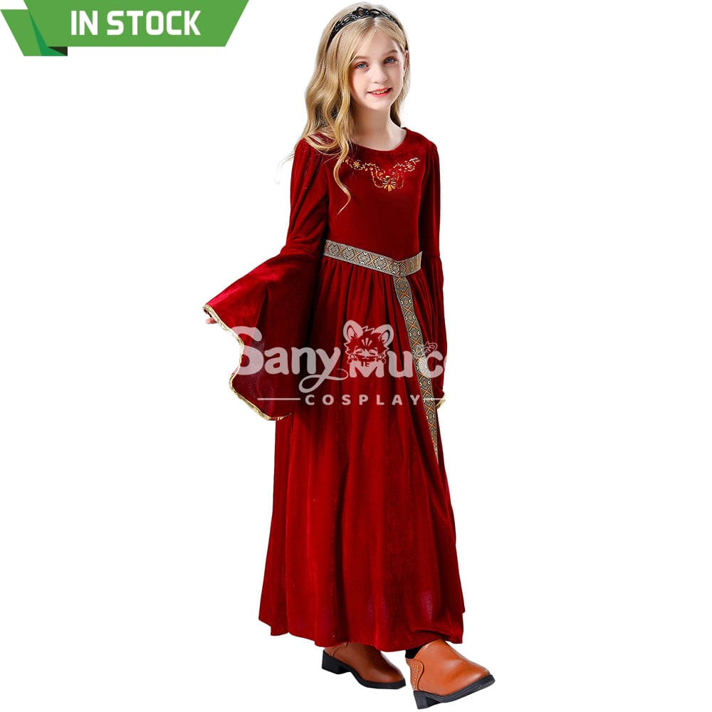 【In Stock】Halloween Cosplay Medieval Dress Costume Kid Size Costumes