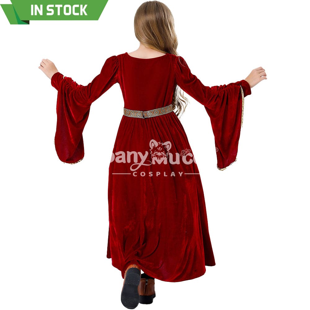 【In Stock】Halloween Cosplay Medieval Dress Costume Kid Size Costumes