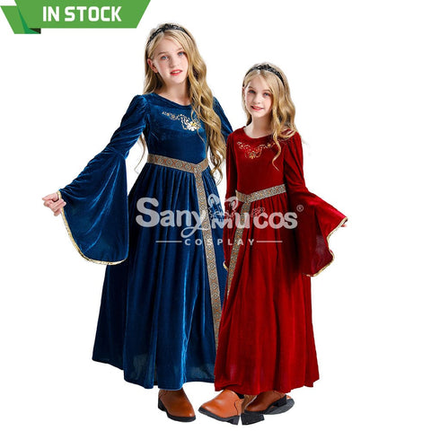 【In Stock】Halloween Cosplay Medieval Dress Costume Kid Size Costumes