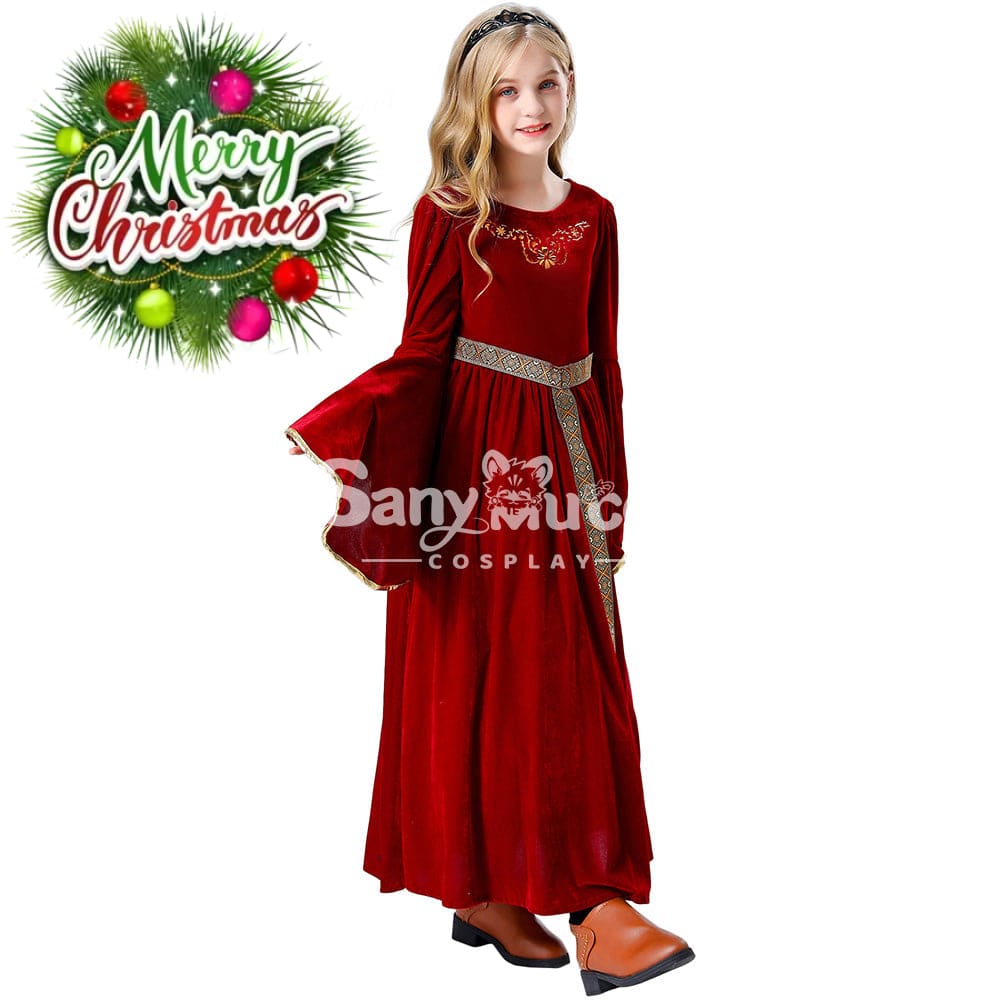 【In Stock】Halloween Cosplay Medieval Dress Costume Kid Size Costumes