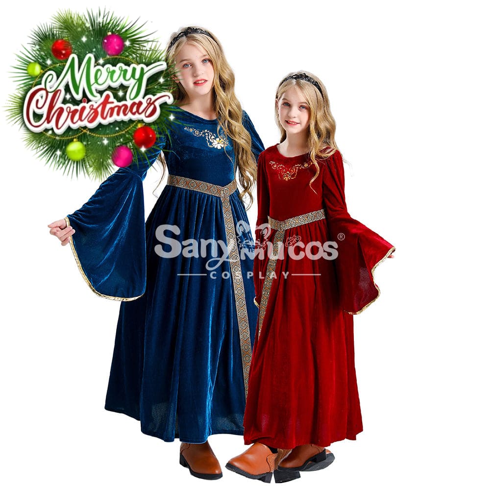 【In Stock】Halloween Cosplay Medieval Dress Costume Kid Size Costumes