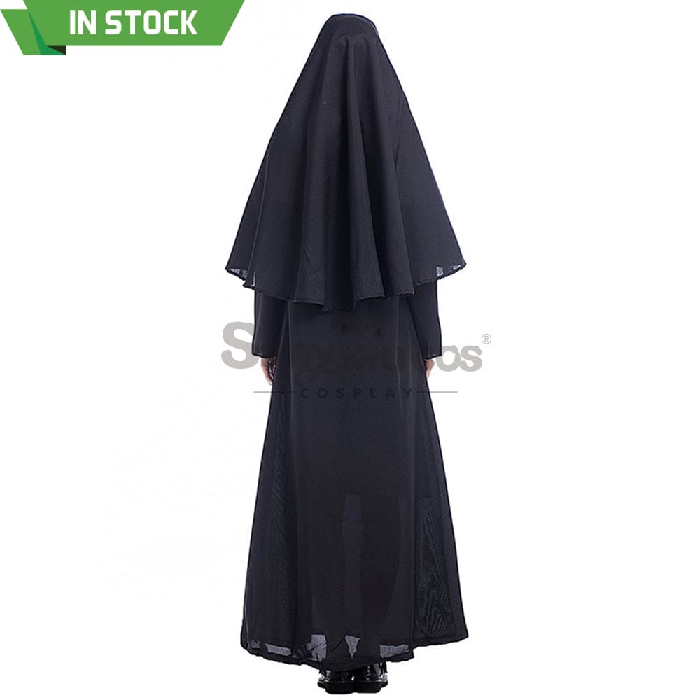 【In Stock】Halloween Cosplay Medieval Fashion Nun Costume Costumes