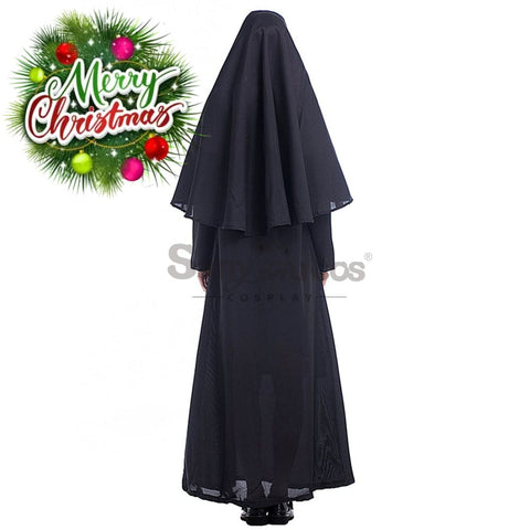 【In Stock】Halloween Cosplay Medieval Fashion Nun Costume Costumes