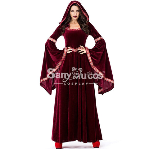 【In Stock】Halloween Cosplay Medieval Fashion Witches Costume Costumes