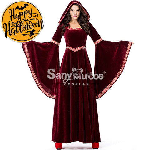 【In Stock】Halloween Cosplay Medieval Fashion Witches Costume Costumes