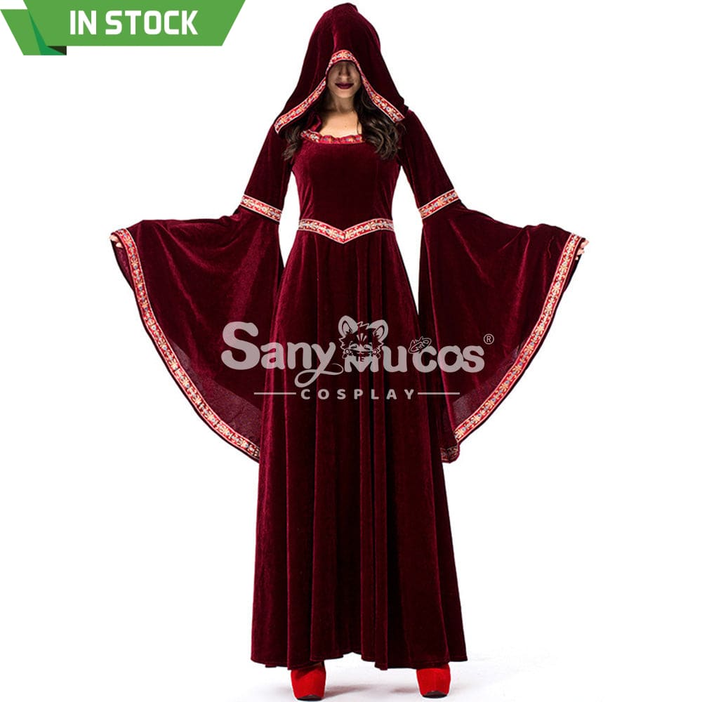 【In Stock】Halloween Cosplay Medieval Fashion Witches Costume Costumes