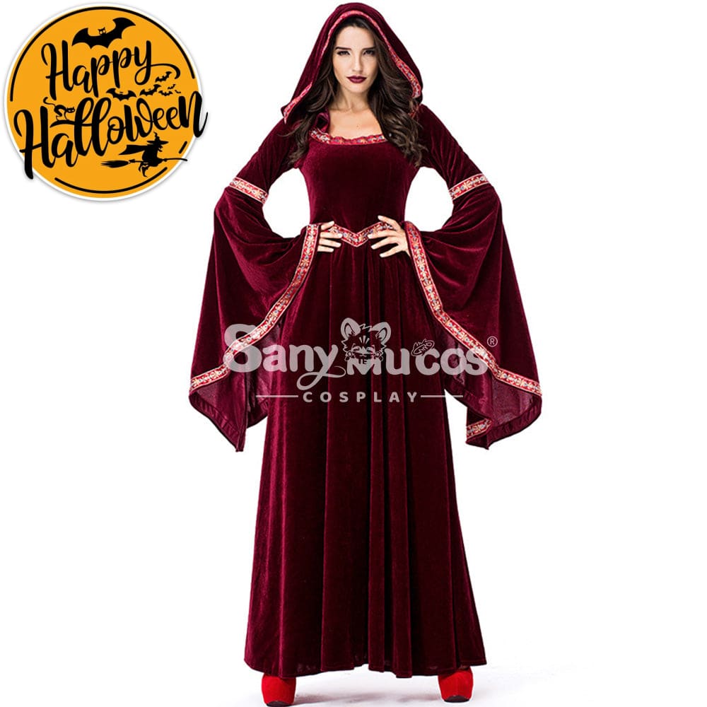 【In Stock】Halloween Cosplay Medieval Fashion Witches Costume Costumes