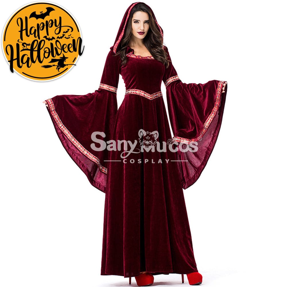 【In Stock】Halloween Cosplay Medieval Fashion Witches Costume Costumes