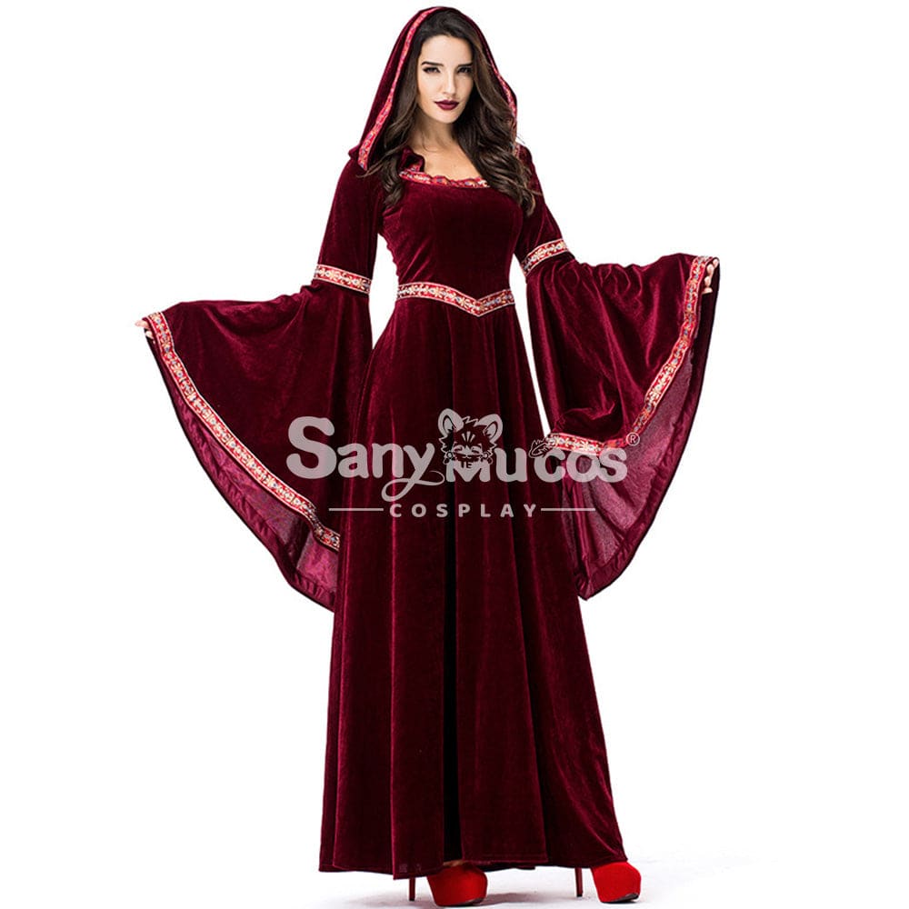 【In Stock】Halloween Cosplay Medieval Fashion Witches Costume Costumes