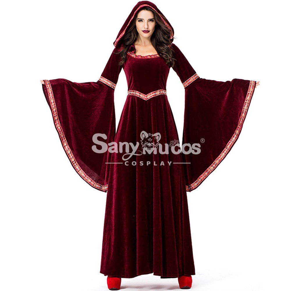 【In Stock】Halloween Cosplay Medieval Fashion Witches Costume Costumes