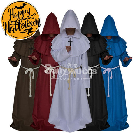 【In Stock】Halloween Cosplay Medieval Monk Costume Costumes