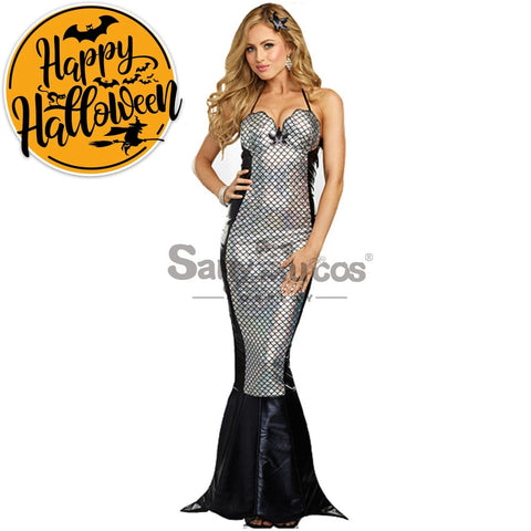 【In Stock】Halloween Cosplay Mermaid Dress Costume Costumes