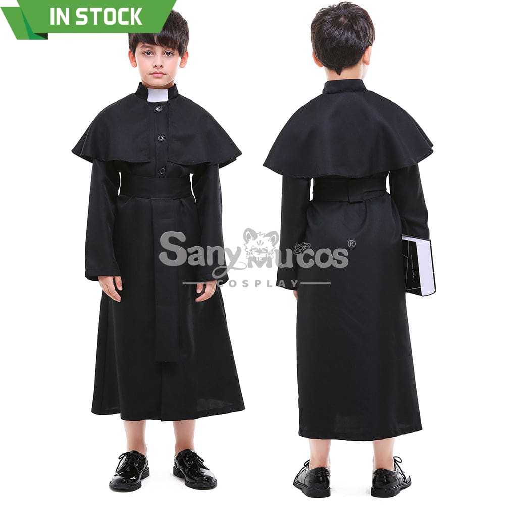 【In Stock】Halloween Cosplay Nun Costume Kid Size Costumes