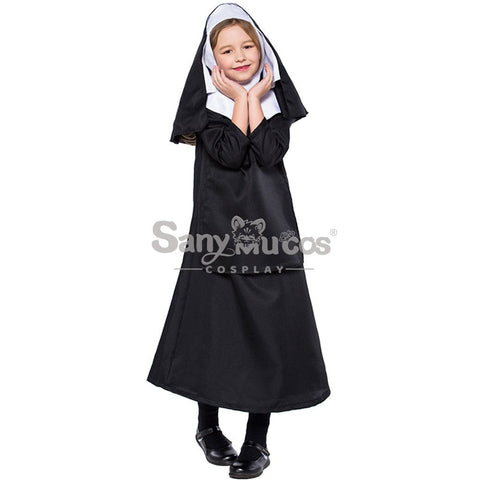 【In Stock】Halloween Cosplay Nun Costume Kid Size Costumes