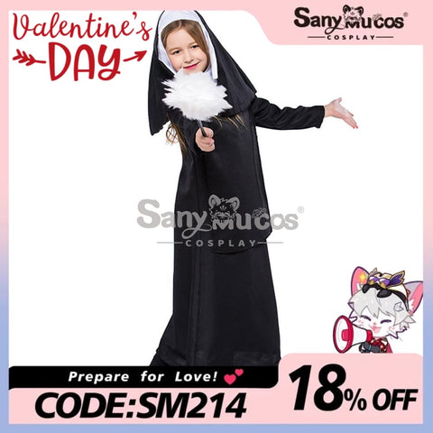 【In Stock】Halloween Cosplay Nun Costume Kid Size Costumes