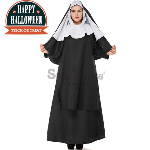 【In Stock】Halloween Cosplay Nun Costume Plus Size Costumes