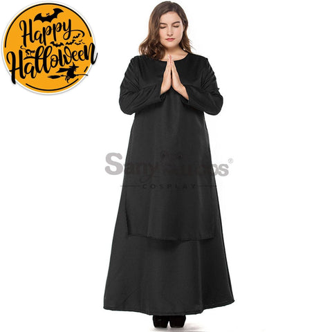 【In Stock】Halloween Cosplay Nun Costume Plus Size Costumes