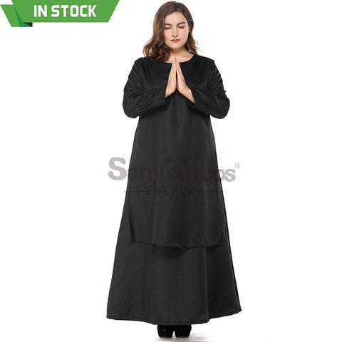 【In Stock】Halloween Cosplay Nun Costume Plus Size Costumes