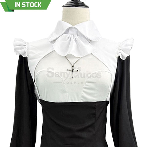 【In Stock】Halloween Cosplay Nun Nurse Stage Performance Costume Costumes