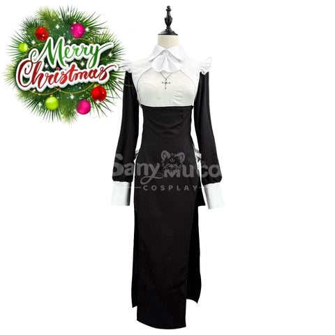 【In Stock】Halloween Cosplay Nun Nurse Stage Performance Costume Costumes