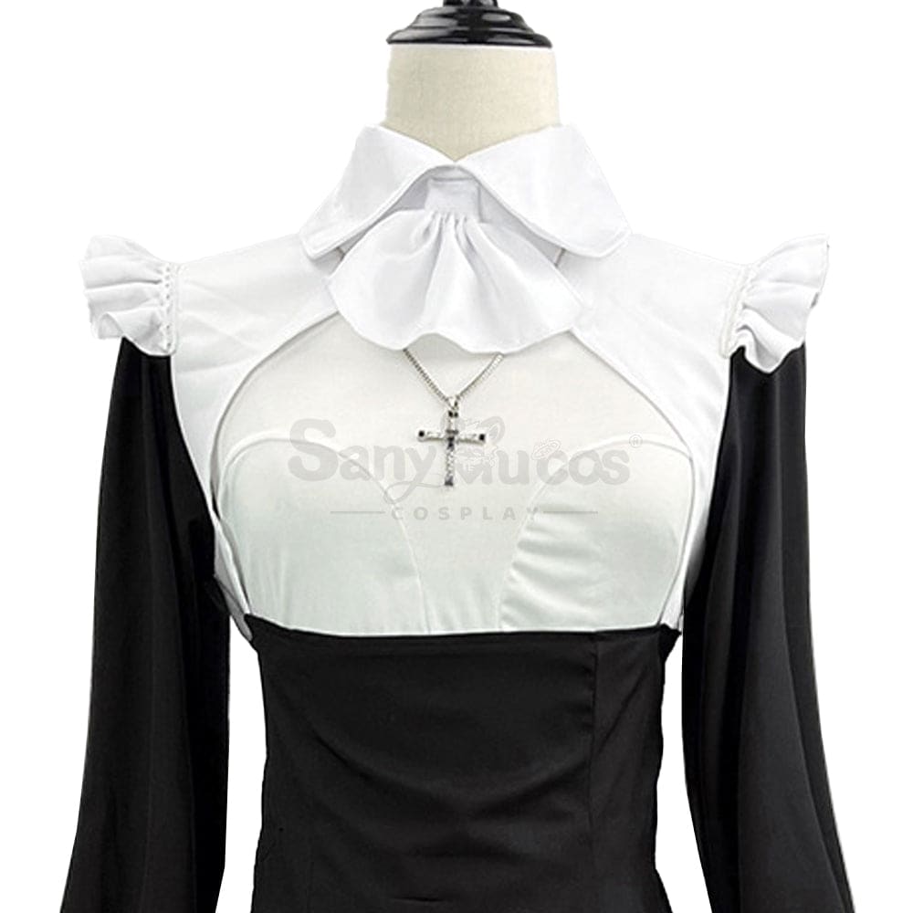 【In Stock】Halloween Cosplay Nun Nurse Stage Performance Costume Costumes