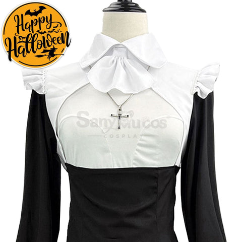 【In Stock】Halloween Cosplay Nun Nurse Stage Performance Costume Costumes