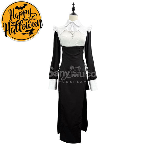 【In Stock】Halloween Cosplay Nun Nurse Stage Performance Costume Costumes