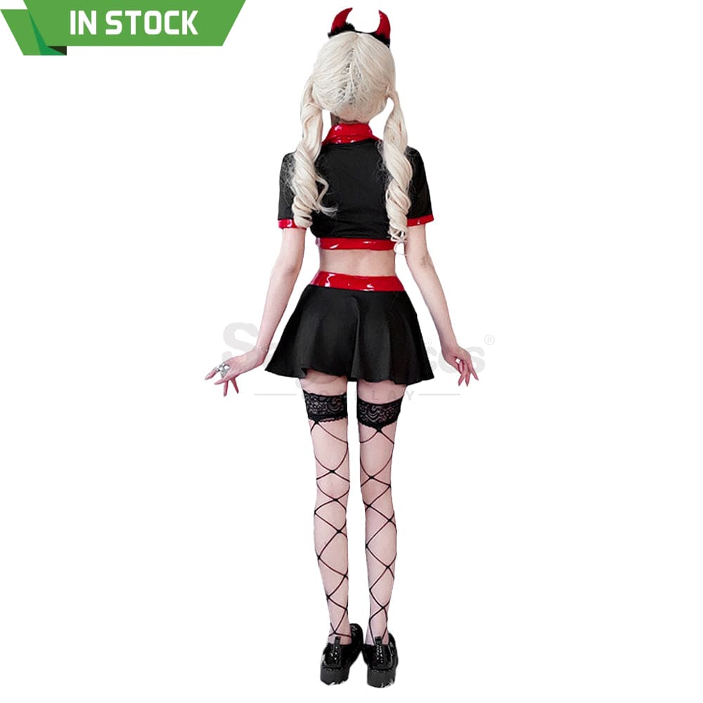 【In Stock】Halloween Cosplay Nurse Gothic Sexy Black Dress Stage Performance Costume Costumes