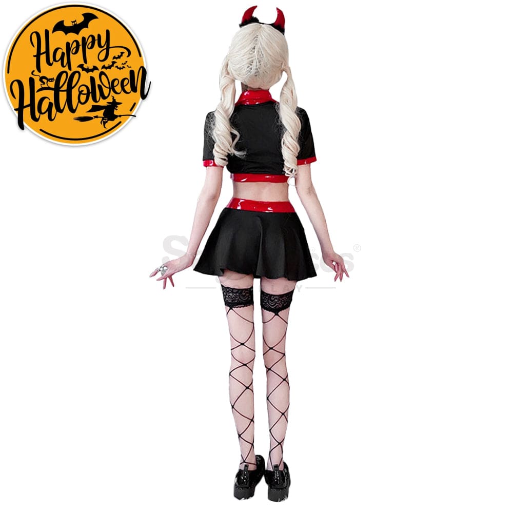【In Stock】Halloween Cosplay Nurse Gothic Sexy Black Dress Stage Performance Costume Costumes
